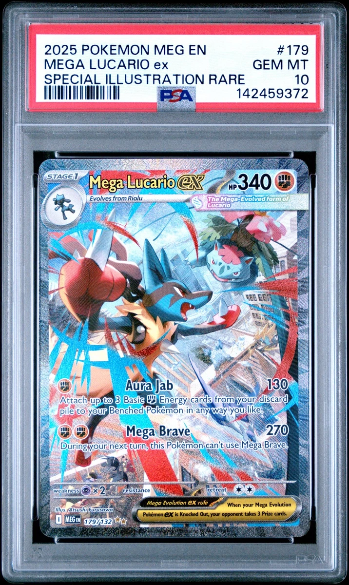 Lucario Pokémon TCG Professional Sports Authenticator (PSA