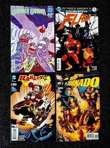 Mixed DC Bundle Flash Harley Quinn Absolute Wonder Woman Red Tornado Job Lot