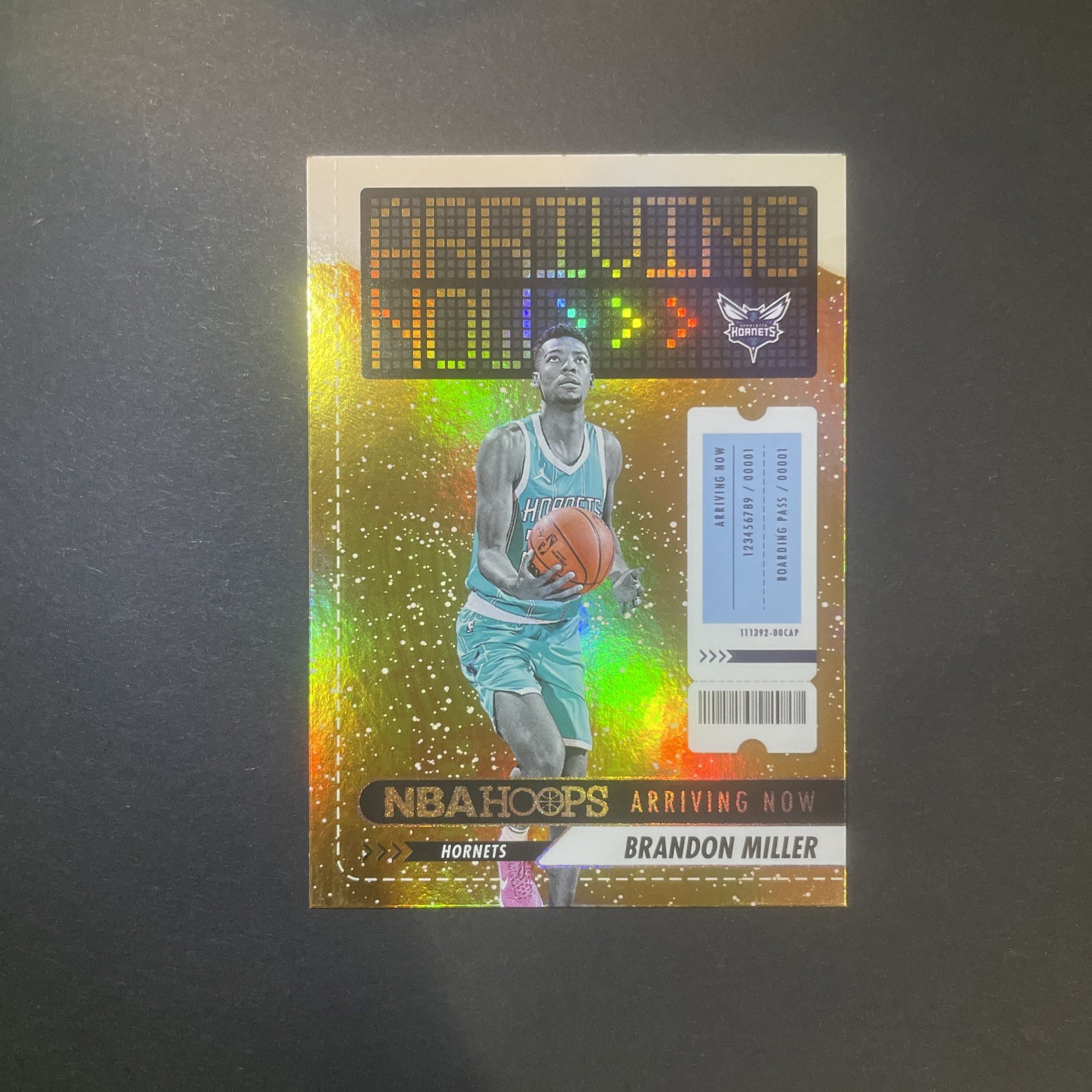 2023-24 Panini NBA Hoops - Arriving Now Holo Brandon Miller RC # 13