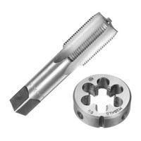 2-Teiliges Gewindebohrer- Und Schneideisen-Set, Metrisch M20 X 1,5 Zur Reparatur
