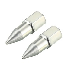 1/8" NPT Grease Fitting Standard Grease Sharp Nozzle Zinc Plated Silver,2X