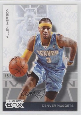 2007-08 Topps Luxury Box Silver 45/75 Allen Iverson #33 HOF 0ad