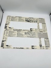 Commodore Vic 20 Keyboard Overlay sheet 1983 PC Documate Cm-613 - Hard To Find -