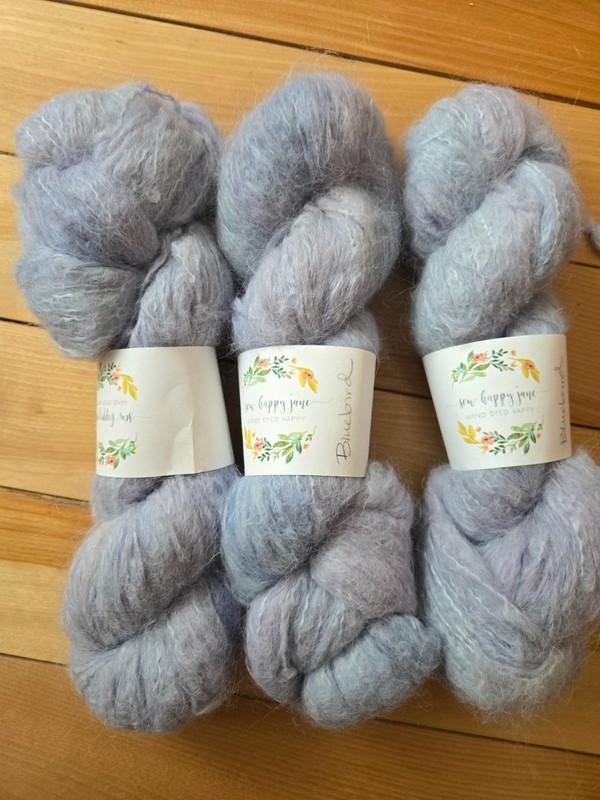 Sew Happy Jane Hand Dyed Yarn - Suri Silk DK - NEW - 3 Skeins