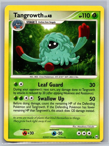 Tangrowth 10/99 Holo Rare Arceus Pokemon Moderately Played