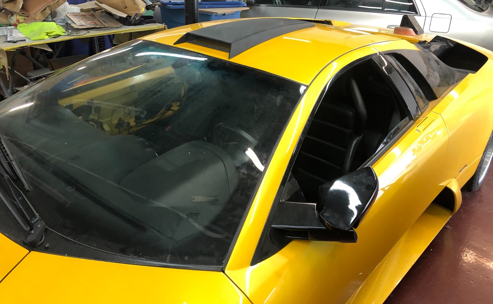 Lamborghini Murcielago Coupe 2006-10 Tesoro Roof Scoop Satin Black USA Made