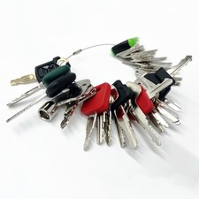 41X Heavy Equipment Keys Set Case CAT Komatsu JCB Kubota Bobcat Volvo Doosan JLG