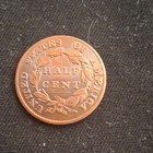 1835 Classic Head Half Cent 1/2C Copper BN Business Strike Philadelphia Mint — photo 2