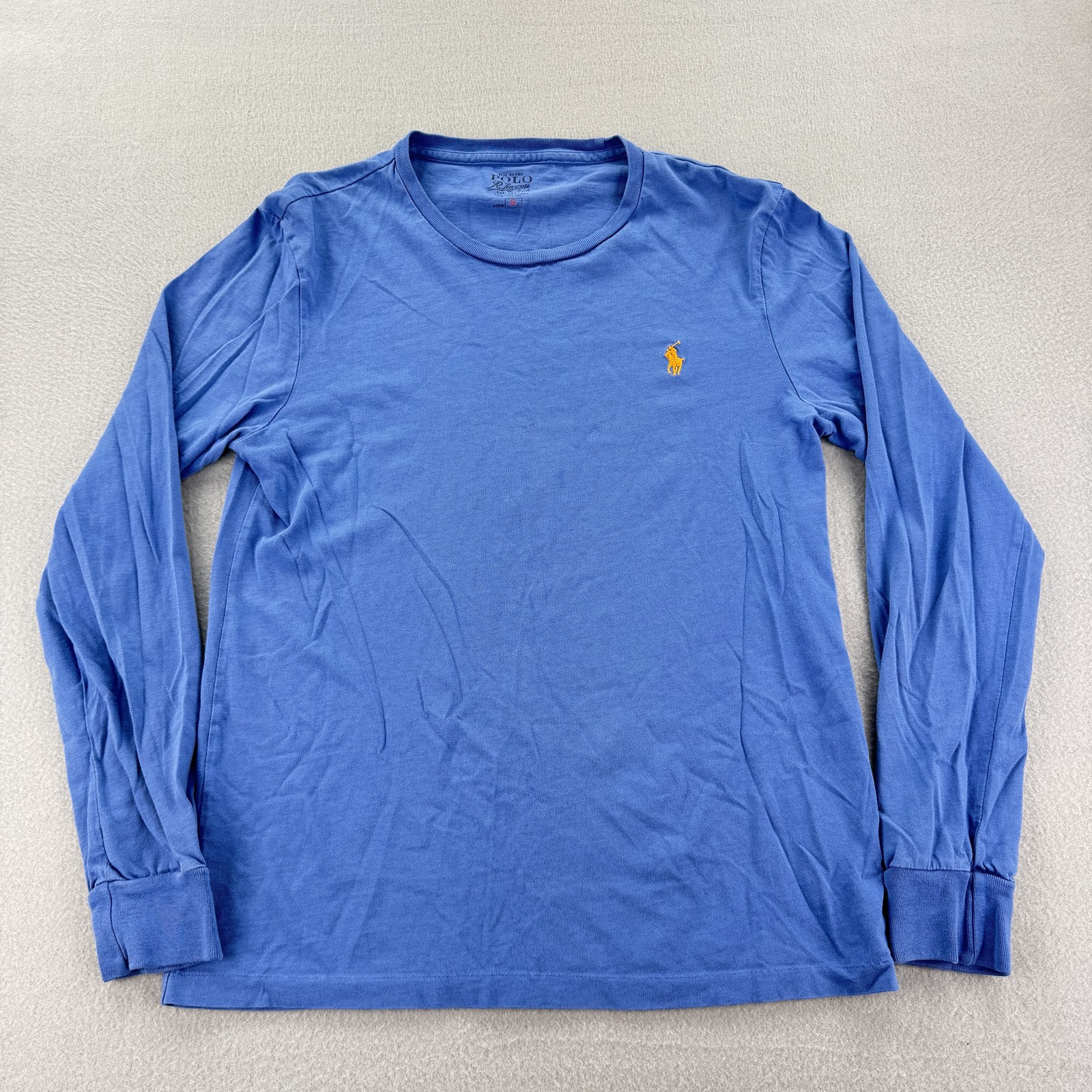 Ralph Lauren Mens Small Long Sleeve Crewneck Polo Pony Tee