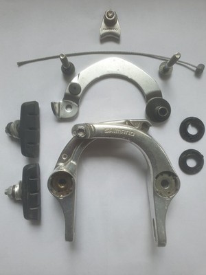 NOS vintage U-BRAKE SHIMANO BR-M453 U-bremse  komplett Booster +neue Bremsschuhe