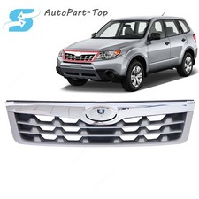 Fit For 2011-2013 Subaru Forester Front Upper Bumper Grille Chrome 91121sc040