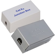 Cat6a UTP/FTP IDC Punch Down Type In-Line Coupler Joiner Box Shielded/Unshielded