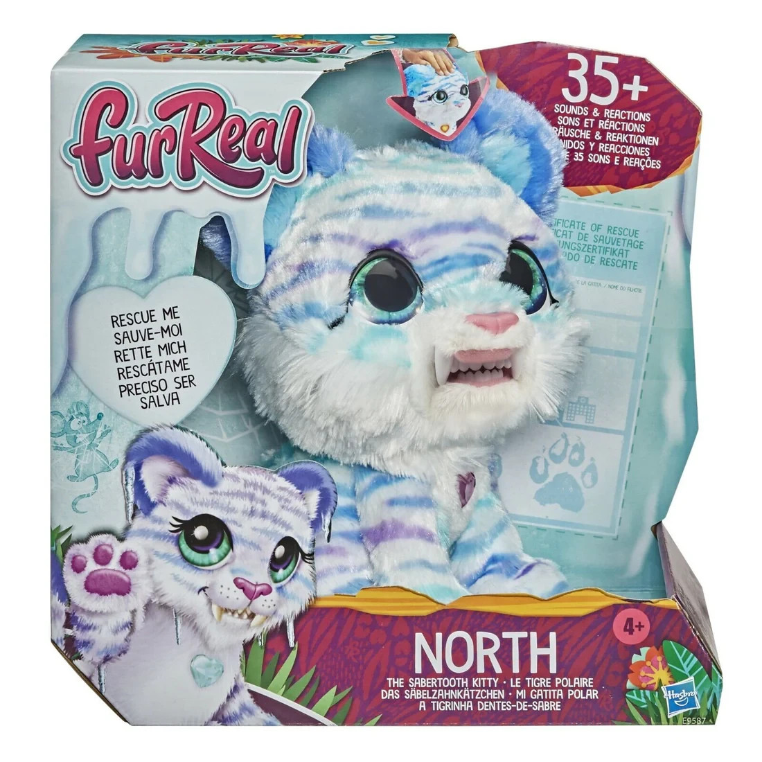 Hasbro FurReal North The Sabertooth Kitty Interactive Pet BRAND NEW