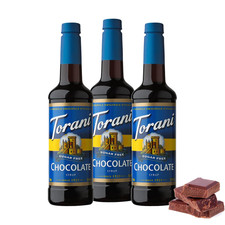 X3 Bottles Fresh Torani Sugar Free Chocolate Drink Flavoured Syrup Drink 750 Ml