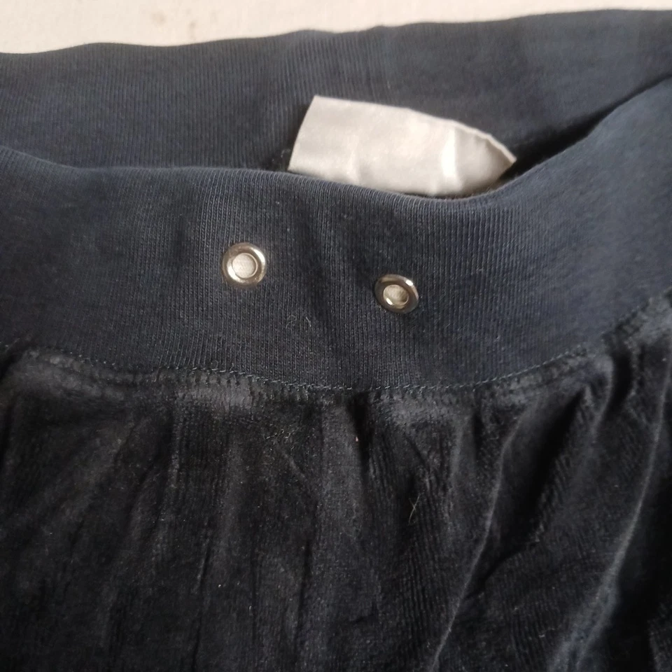 Kim Rogers  1XL Velvet Pull-On Pants Velour Wide Leg Lounge Cozy Black - Image 3 of 4