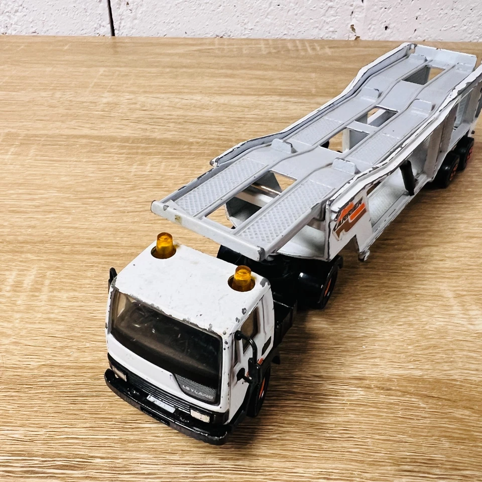 Matchbox Superkings K120 1986 Leyland Roadrunner Car Transporter Karrier White - Image 3 of 4