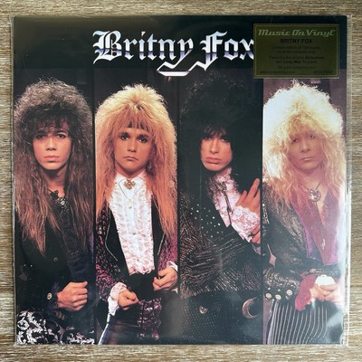Britny Fox. Sealed, Very Limited White Vinyl LP. One Of 700 Copies Made.