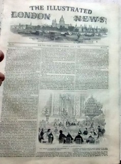 ILLUSTRATED LONDON NEWS 1842: No 8: POVERTY & WORKHOUSES: ANTI SLAVERY MOVEMENT