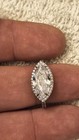 Bomb Party Ring Size 10 Oval Lab Created Diamond Sterling Silver 925 — photo 2