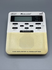 Midland WR-100 Digital Weather Radio NOAA Hazards Alert Tested and Working