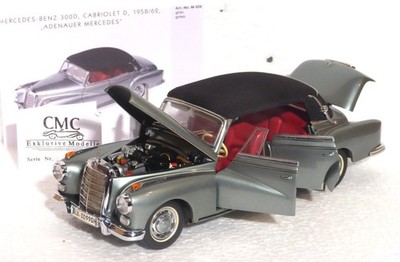 CMC:  Mercedes-Benz 300 D- Cabriolet  1958/62 , CMC , M-026 ,  M 1:24 , o. OVP