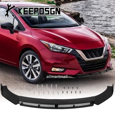 Für Nissan Versa S Auto Stoßstange Frontspoilerlippe Frontlippe Tuning Schwarz