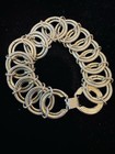 Vintage Goldette Circle Links Bracelet — photo 7