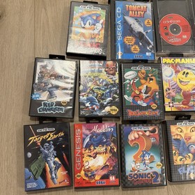 Sega Genesis + Sega CD + Sega Nomad Plus 25 Games Bundle.