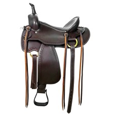Western Horse Saddle Leather Barrel Racing Racer Equestrian Trail Tack Hand-Tool