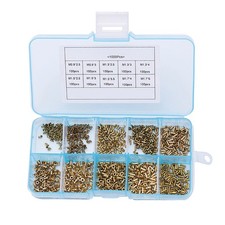 1000 Pieces Through Hole Circuit Board PCB Nails Kit (M0.9 M1.3 M1.5 M1.7)