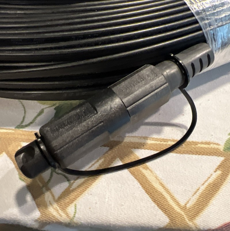 350ft Corning 434401EB4R3350F Flat Fiber Optic Drop Cable F1 SCAOPT/SCA326 350F