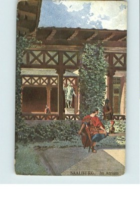 Saalburg-Ebersdorf Saalburg Atrium ungelaufen ca. 1910
