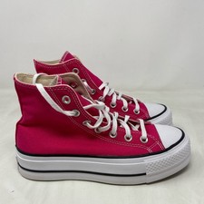 Converse Chuck Taylor Lift Platform Hi Cerise Pink Women s 6