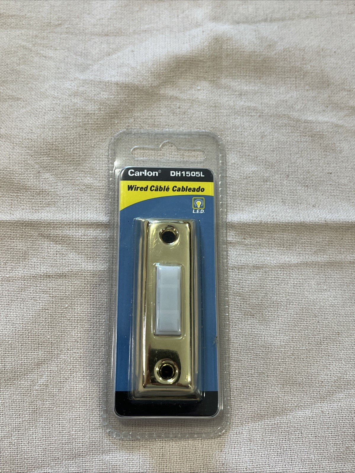 DOORBELL Wired Carlon DH1505L - for use with wired chimes, b