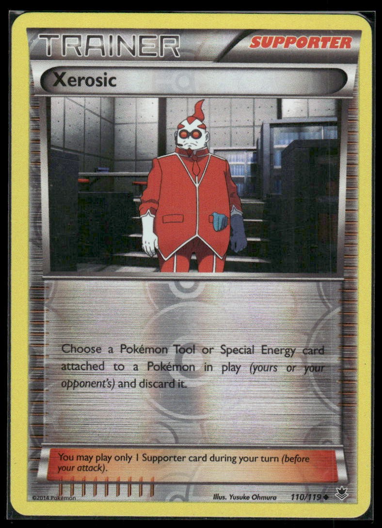 Xerosic 110/119 UC Phantom Forces Pokemon Reverse Holo HP AA-012