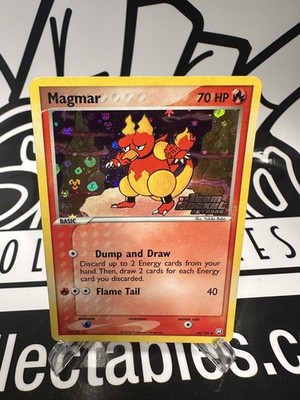 Magmar [Reverse Holo STAMPED] #44/109 Pokemon Team Rocket Returns NM- SWIRL