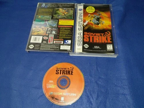 Soviet Strike Sega Saturn 🪐 CIB Complete w/ Reg Card Tested & Working
