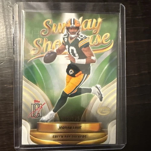 2025 Topps Signature Jordan Love Lime Green (RAW)
