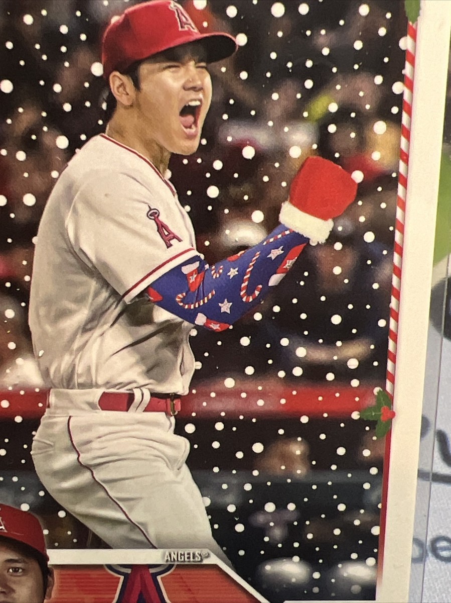2023 Topps Holiday Shohei Ohtani SSP #H17 Code 515 Super Short