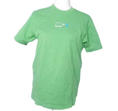 Apple Computers Employee Unisex L Green College Students Mac & iPod T-Shirt
