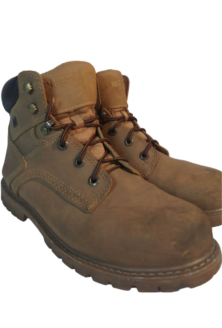 Rugged Outback ASTM F241305 Brown SteelToe skid res… Gem