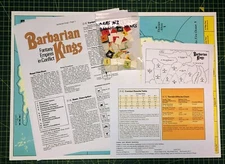 Barbarian Kings, Fantasy, from Ares  #03, Complete game 100 counters + map