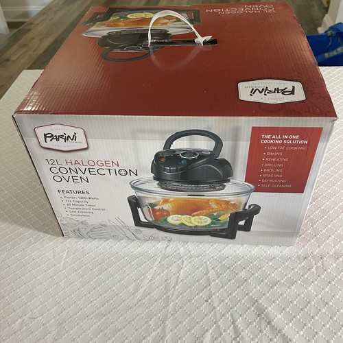 Parini Cookware 12L Halogen Convection Oven Kitchen Machine New- Open Box 1300 W - Picture 5 of 10
