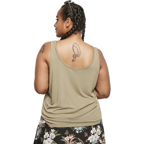 Urban Classics Ladies Modal Loose Top Tank Top Ladies Top Shirt Sports Jersey - Picture 17 of 55