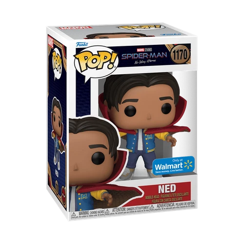 Funko Pop Marvel #1170 Spider-Man No Way Home Ned with Cloak Walmart Exclusive