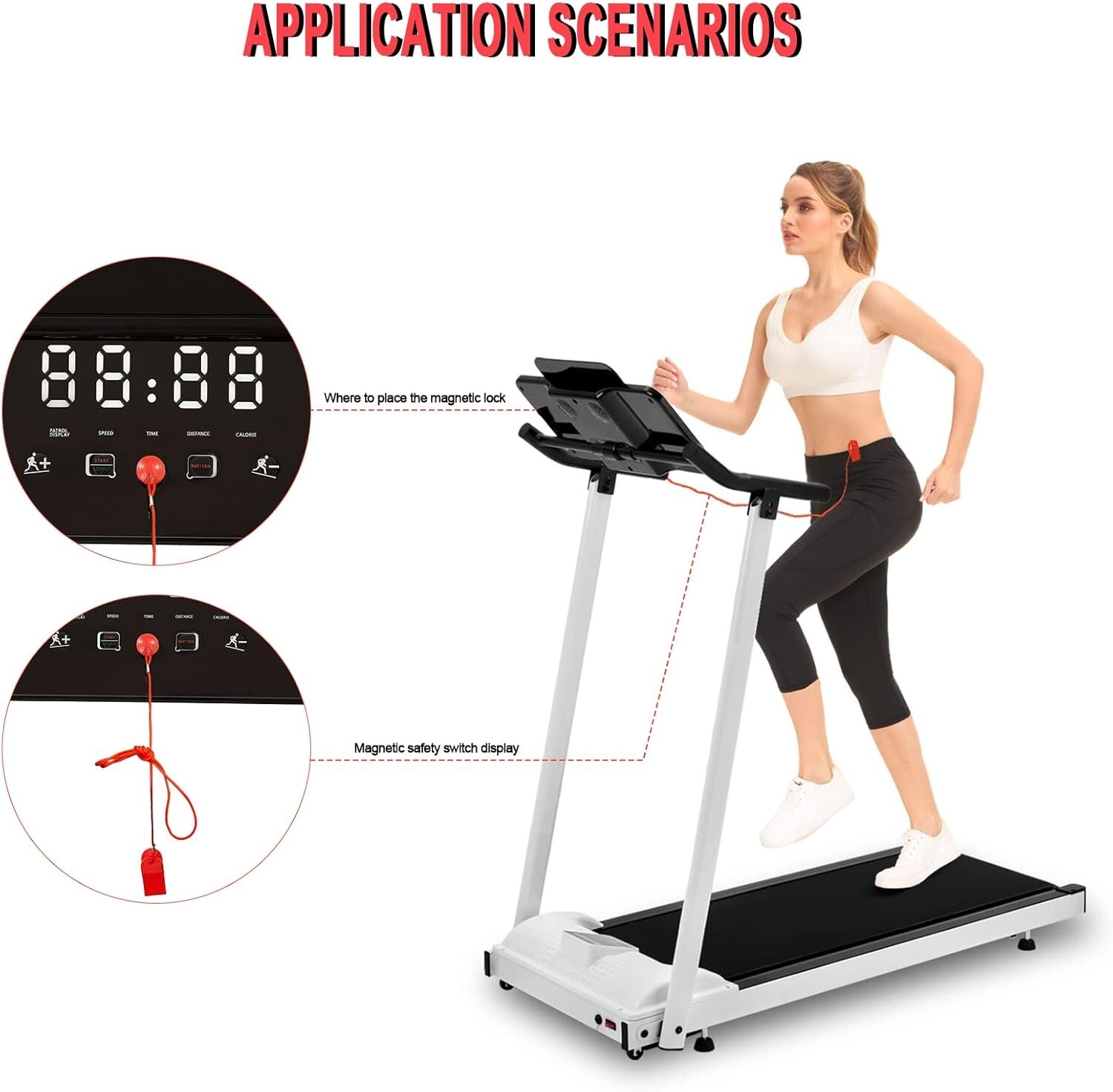 Treadmill Universal Safety Key for Nordic Track, Proform, Image, Weslo, Reebok,