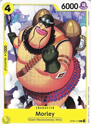 One Piece Emperors in the New World Morley Card OP09-113
