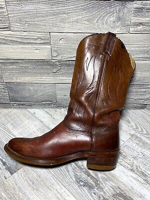 HH DOUBLE H Men's 'J7355443' VINTAGE Western Cowboy Brown HH DOUBLE H Men's 'J7355443' VINTAGE Western Cowboy Brown