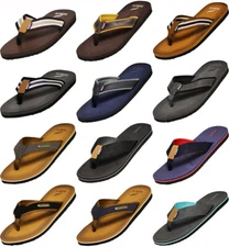 Norty Men's Soft Flip Flop Thong Sandal Shoe for Casual Beach Pool Everyday