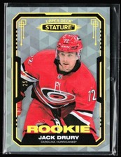 2021-22 UD  Stature design variant Jack Drury Rookie /65 #190